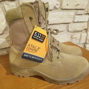 Brand new Men's 5.11 A.T.A.C. 8" Coyote boots